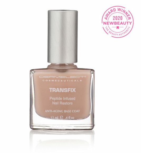 DERMELECT Transfix Restore & Repair Nail Base Coat Nail Polish- Beige NEW IN BOX - Picture 2 of 6